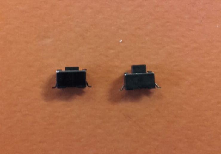 ����� �� ������ 6x3 ��, �:5 ��, 2P (ON)-OFF,SMD (0.33��) T1101NE, ��� ������� �� ������