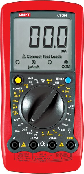 �������� UT58A (74.80��) ������������:   DC Voltage: