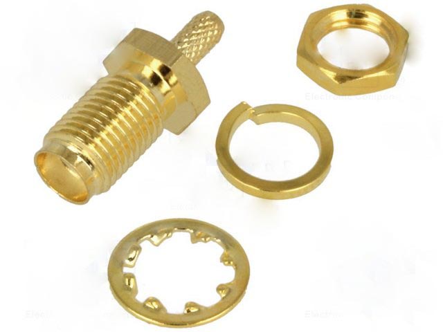 SMA ������ �������� (������ �����) �� ����� RG174, SMA-014NP (2.75��) SMA ������ �������� (������ ��