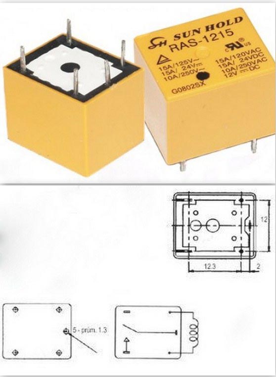 ���� RAS-1215, 12V 25A (1.65��) ���� RAS-1215, 12V 25A