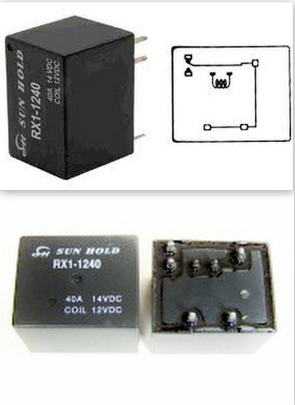 ���� RX1-1240 12V 40A (2.75��) ���� RX1-1240, ������: 25�20�2